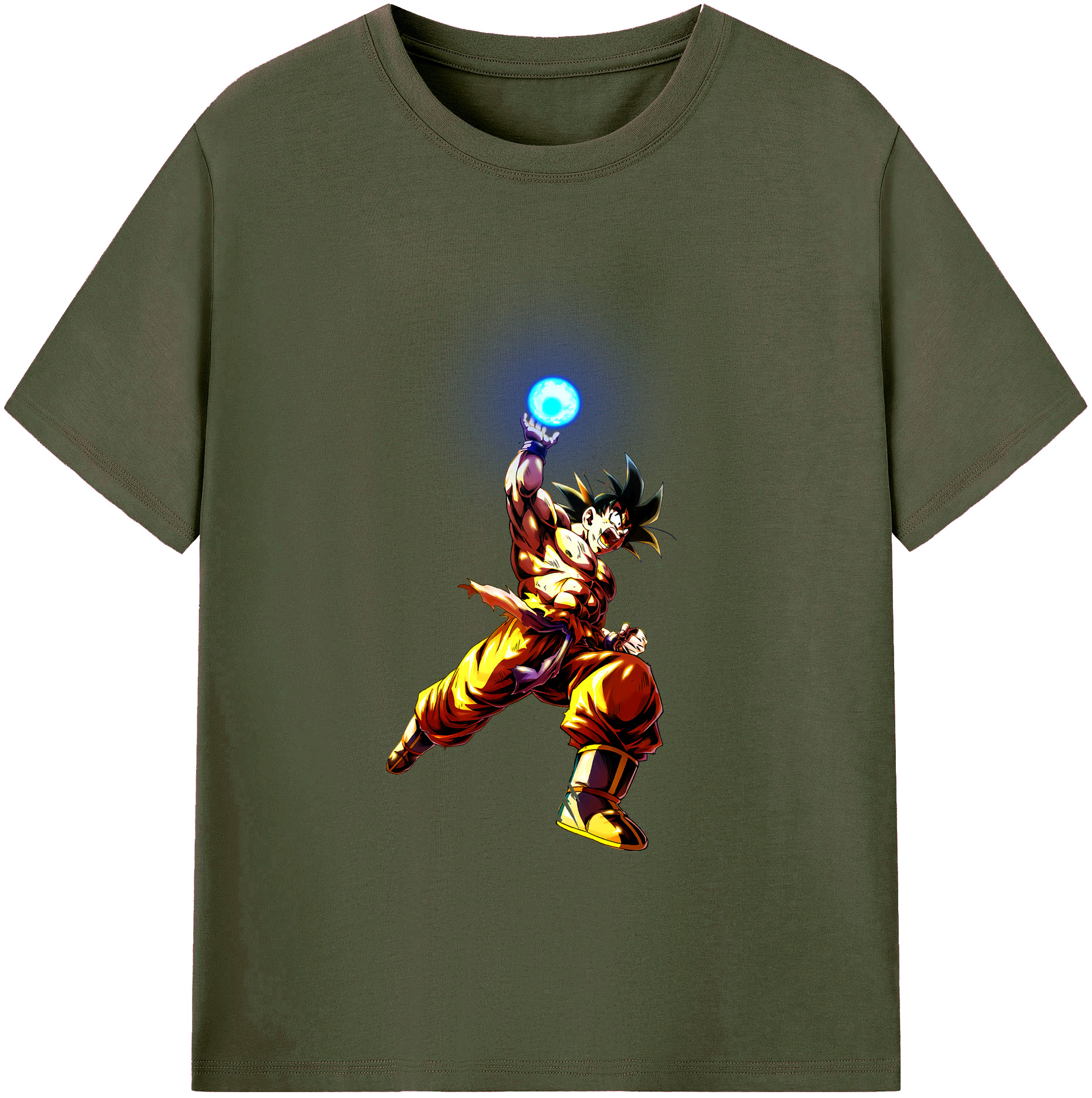 （画像用） ドラゴンボール 孫悟空（そん ごくう）Son Goku カカロット DRAGON BALL Kakarotto 綿100％ メンズ半袖Tシャツ｜肌触りやわらか＆通気性